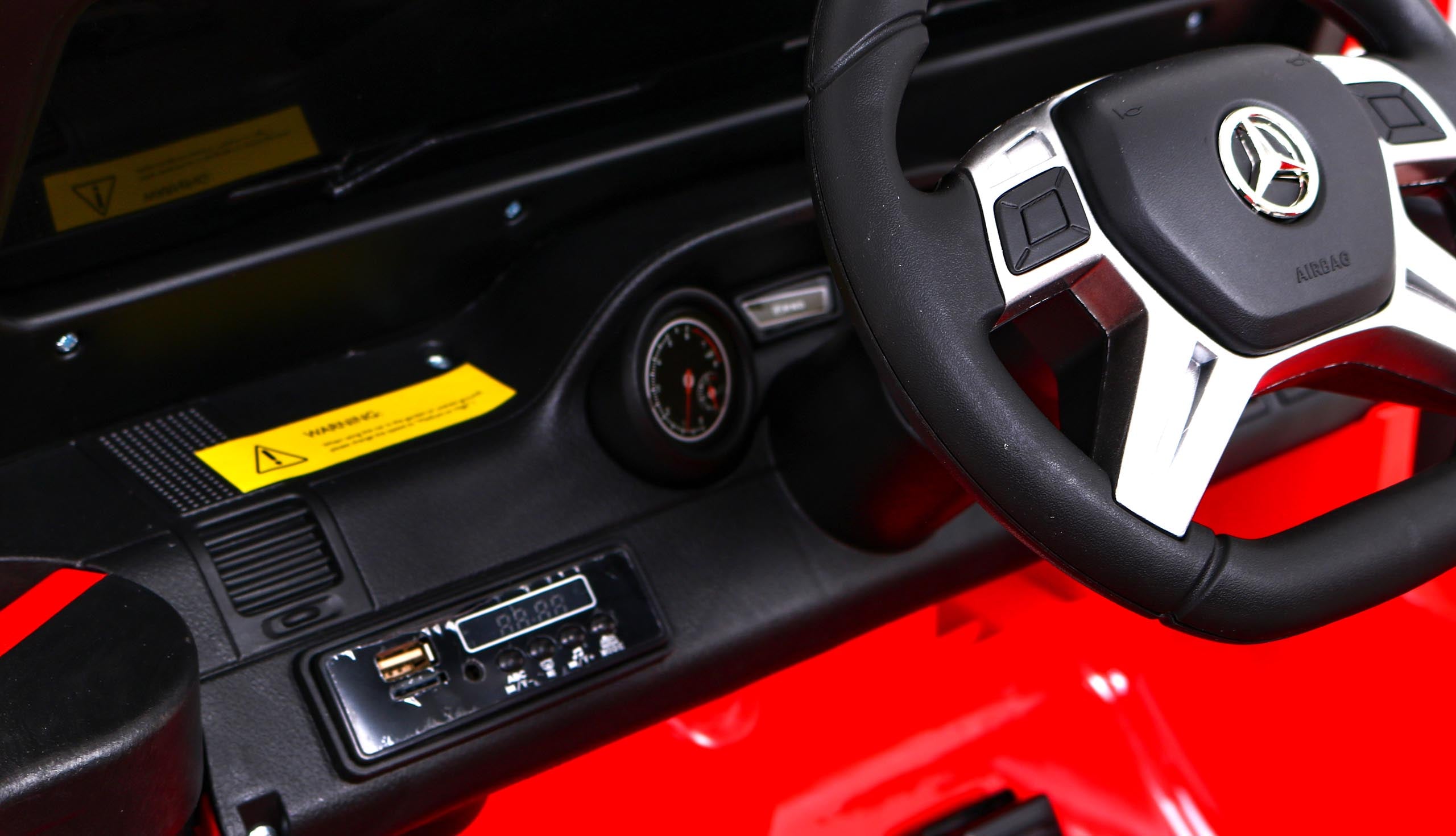 Licencirani auto na akumultor Mercedes G63 6x6 AMG - crveni