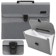 Folder Folder Organizer for Documents, 13 Compartments, Gray, A4, Holder