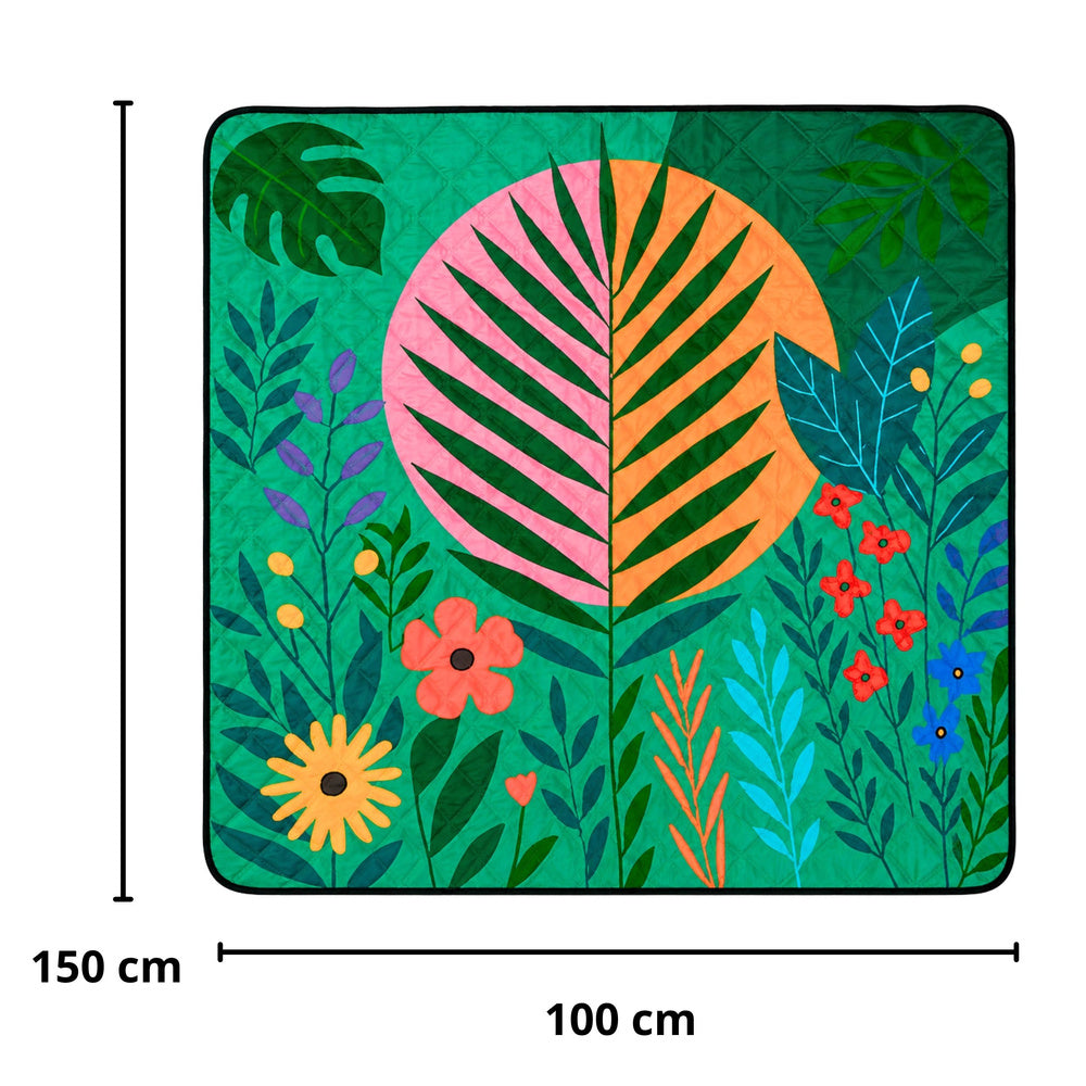 Deka za piknik 100 x 150 cm - šarena