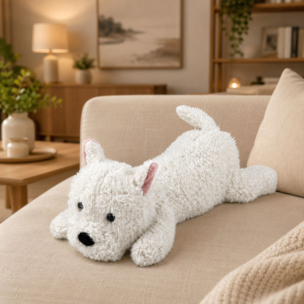 West Highland Plush Dog Cuddly Toy White 40 cm