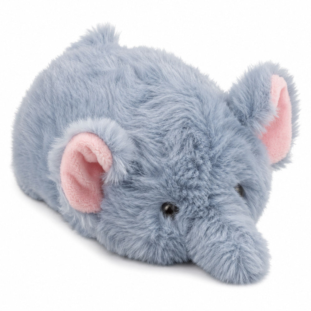 Plush Elephant Mascot Cuddly Toy Soft Small Gray 18 cm