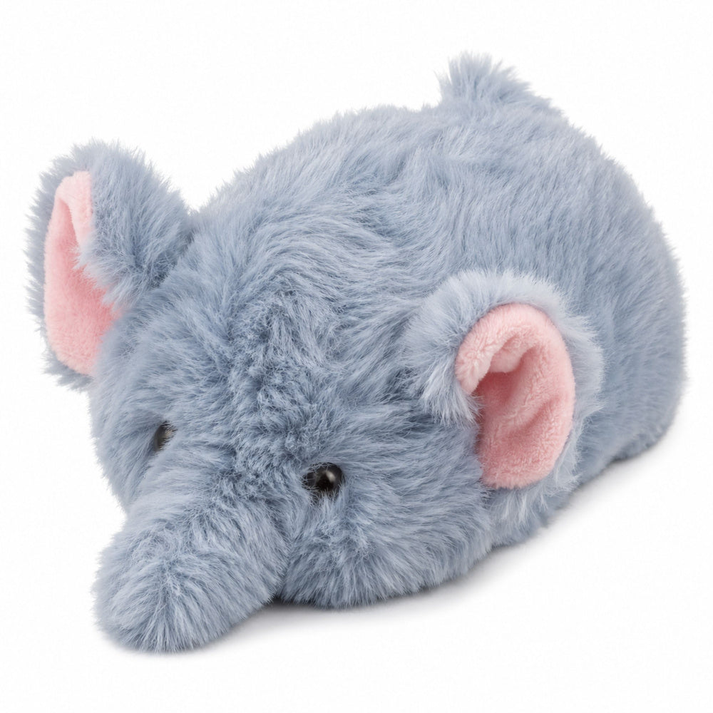 Plush Elephant Mascot Cuddly Toy Soft Small Gray 18 cm