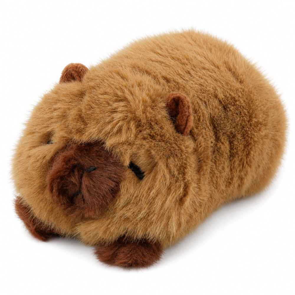 Plush Capybara Animal Mascot Cuddly Toy Brown 16 cm