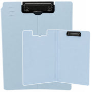 Clipboard Board With Cover Metal Clip A4 Plastic Office Blue