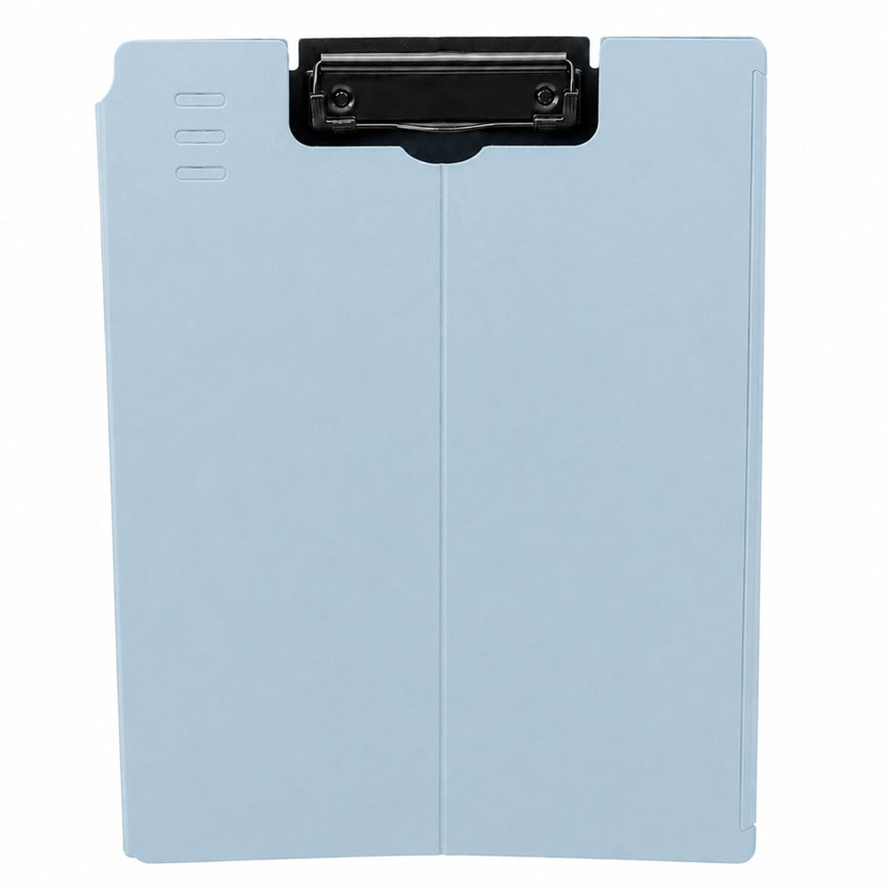 Clipboard Board With Cover Metal Clip A4 Plastic Office Blue