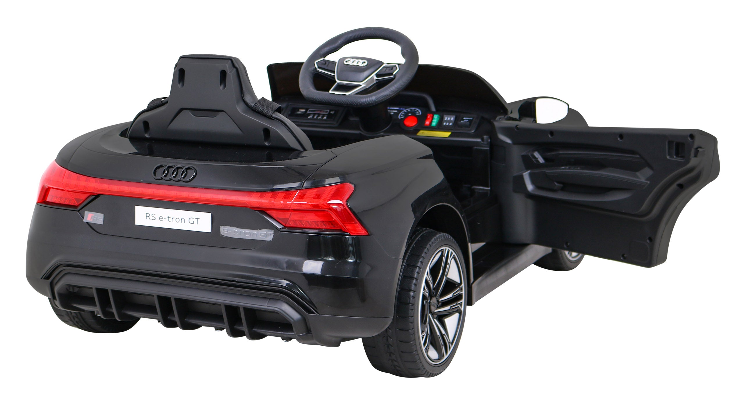Licencirani auto na akumulator Audi RS E-Tron GT - crni
