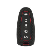 Techsuit – Futrola za ključeve od auta – Ford Mondeo, Focus, Fiesta, S-Max, C-Max, Explorer, Kuga, Expedition, Edge – Crna KP29221