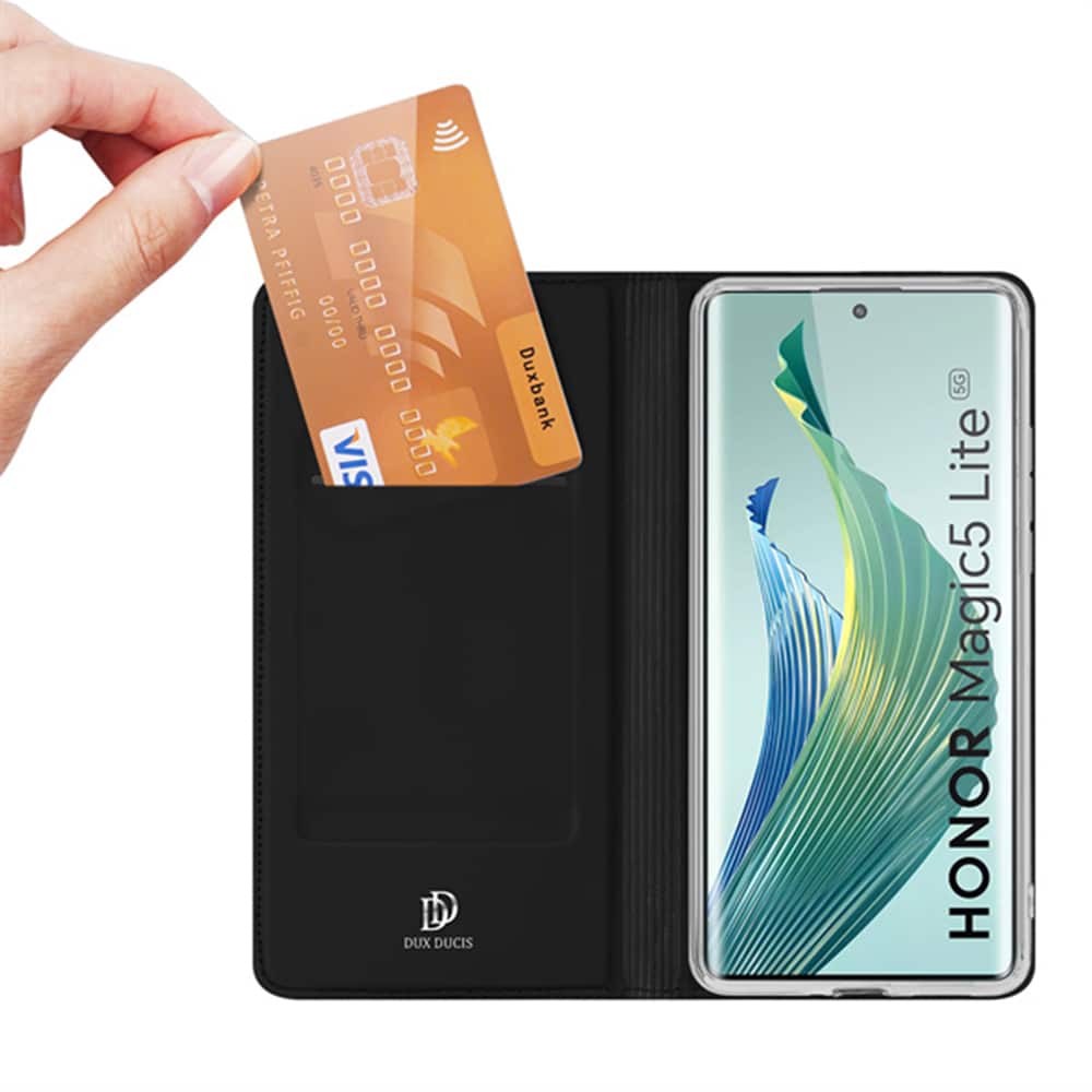 Dux Ducis Skin Pro preklopna futrola za Honor Magic5 Lite / Honor X9 a – crna