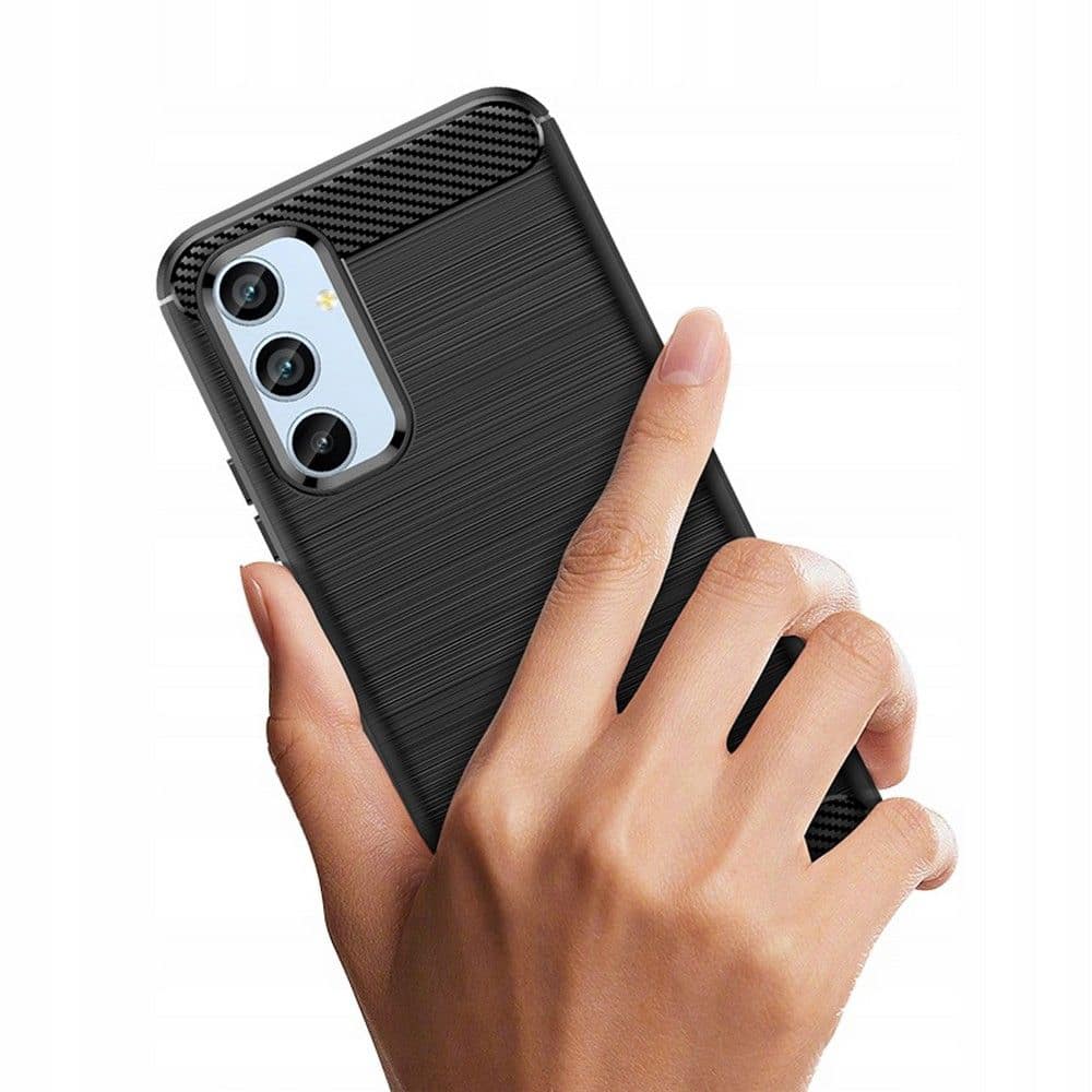 Techsuit Carbon Silicone kryt pro Samsung Galaxy A34 5G - černý