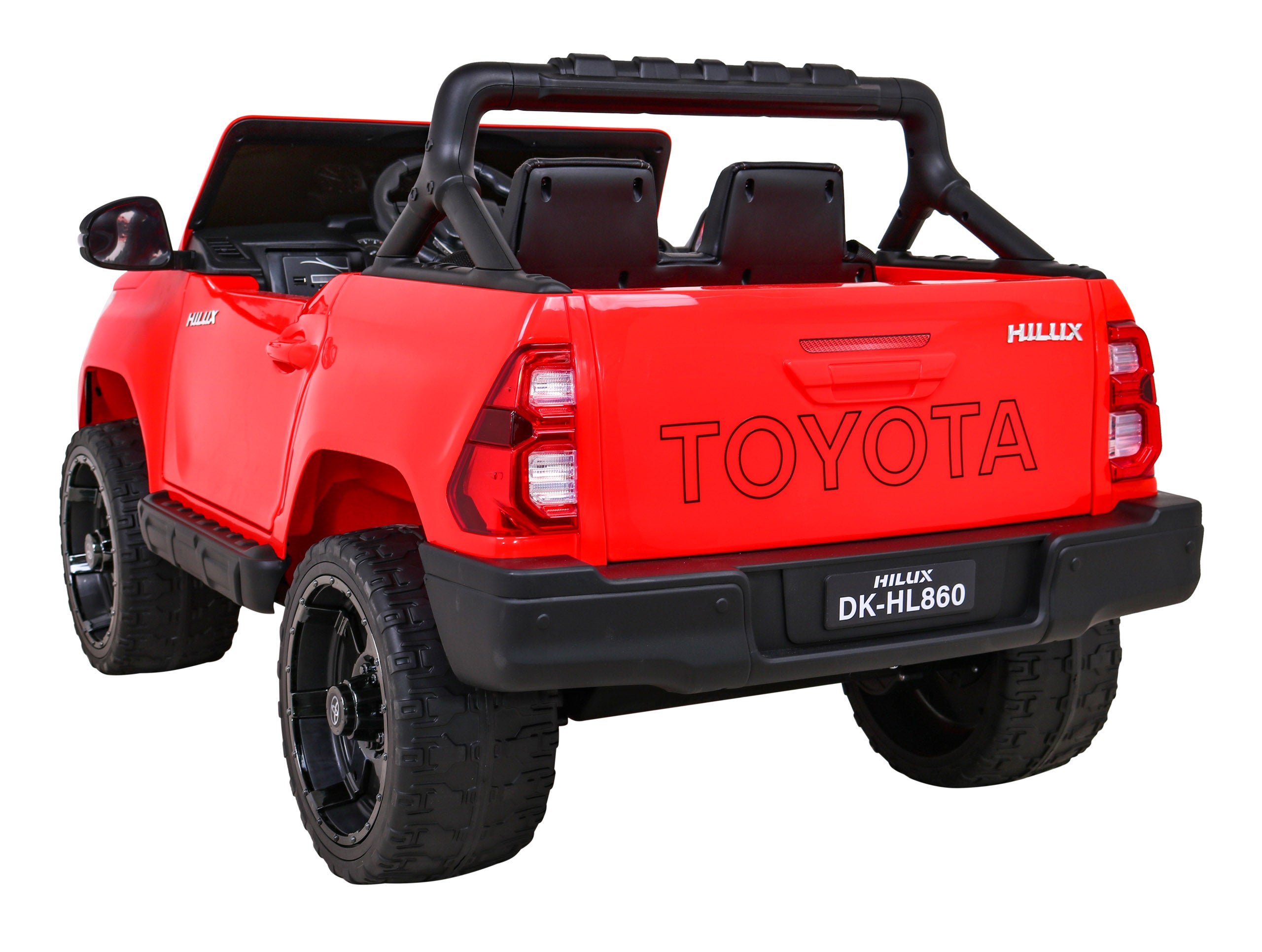 Licencirani auto na akumulator Toyota Hilux 4x4 - crveni
