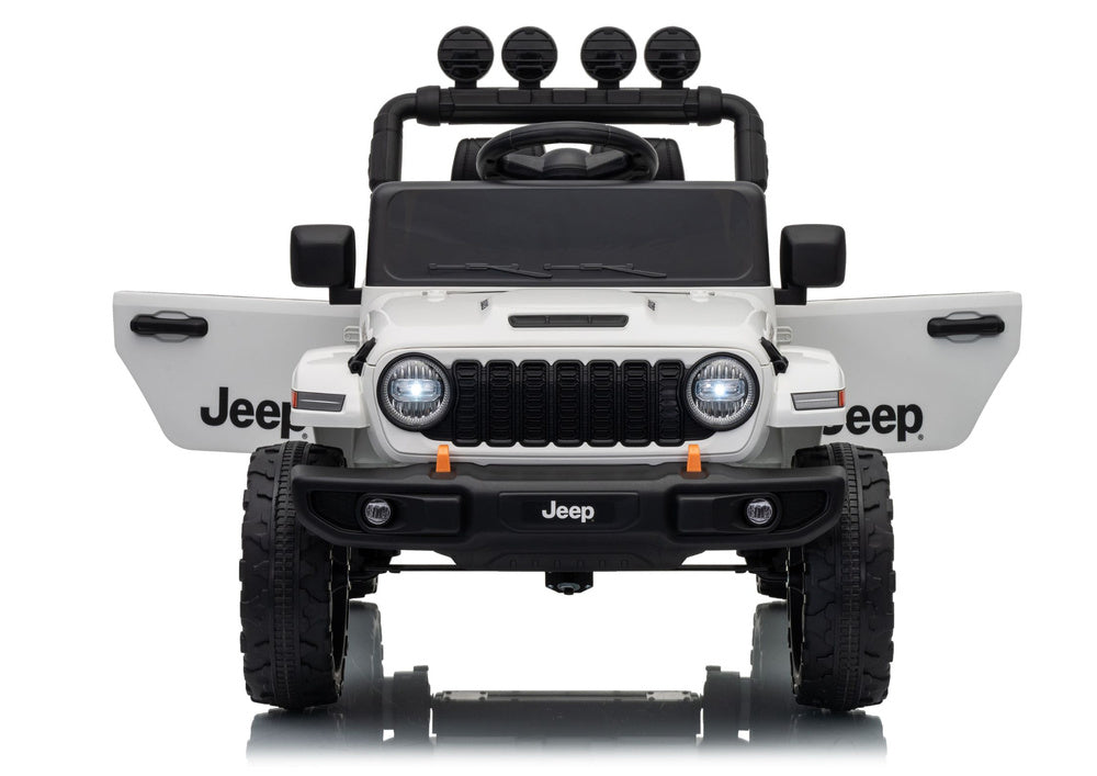 Jeep Rubicon DK-JWR558 24V White Battery-Powered Vehicle