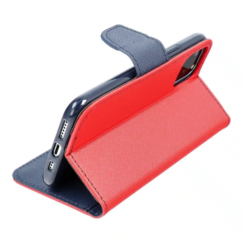 Fancy Book pouzdro pro XIAOMI Redmi NOTE 12S červené / tmavě modré