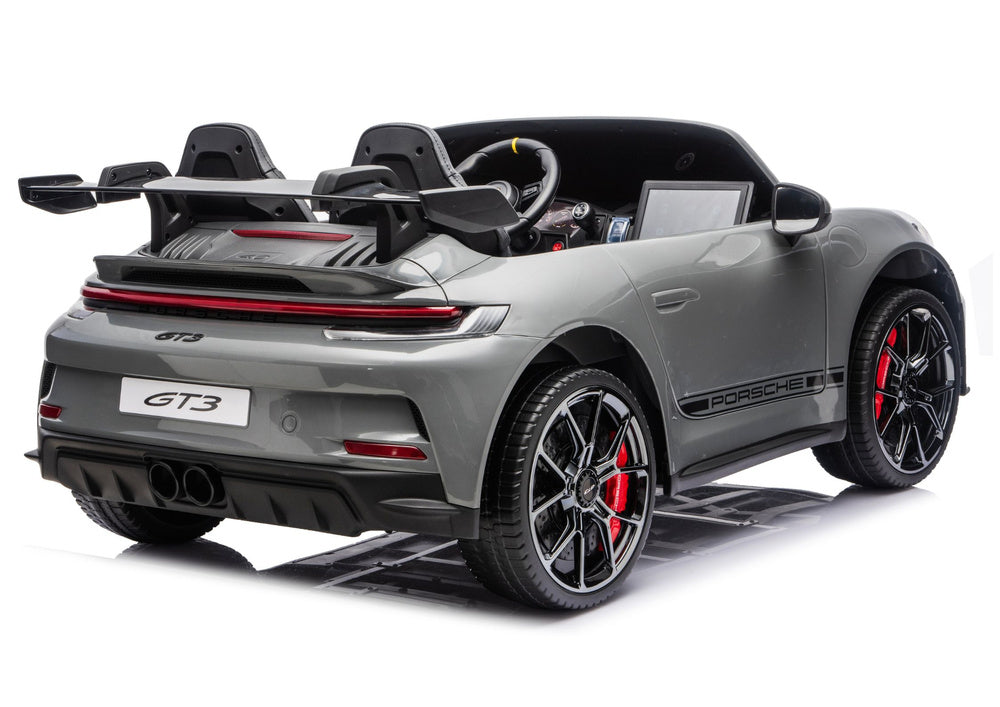 DK-P911 Porsche GT3 24V Battery-Operated Car Gray