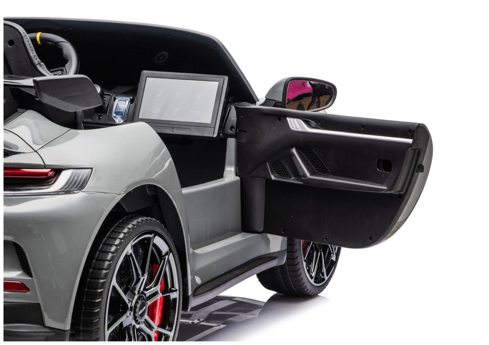 DK-P911 Porsche GT3 24V Battery-Operated Car Gray