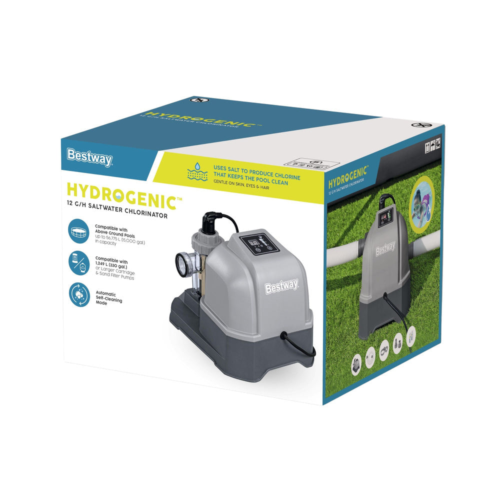 Bestway 58775 Hydrogen Flowclear 12 G/H Pool Chlorine Generator