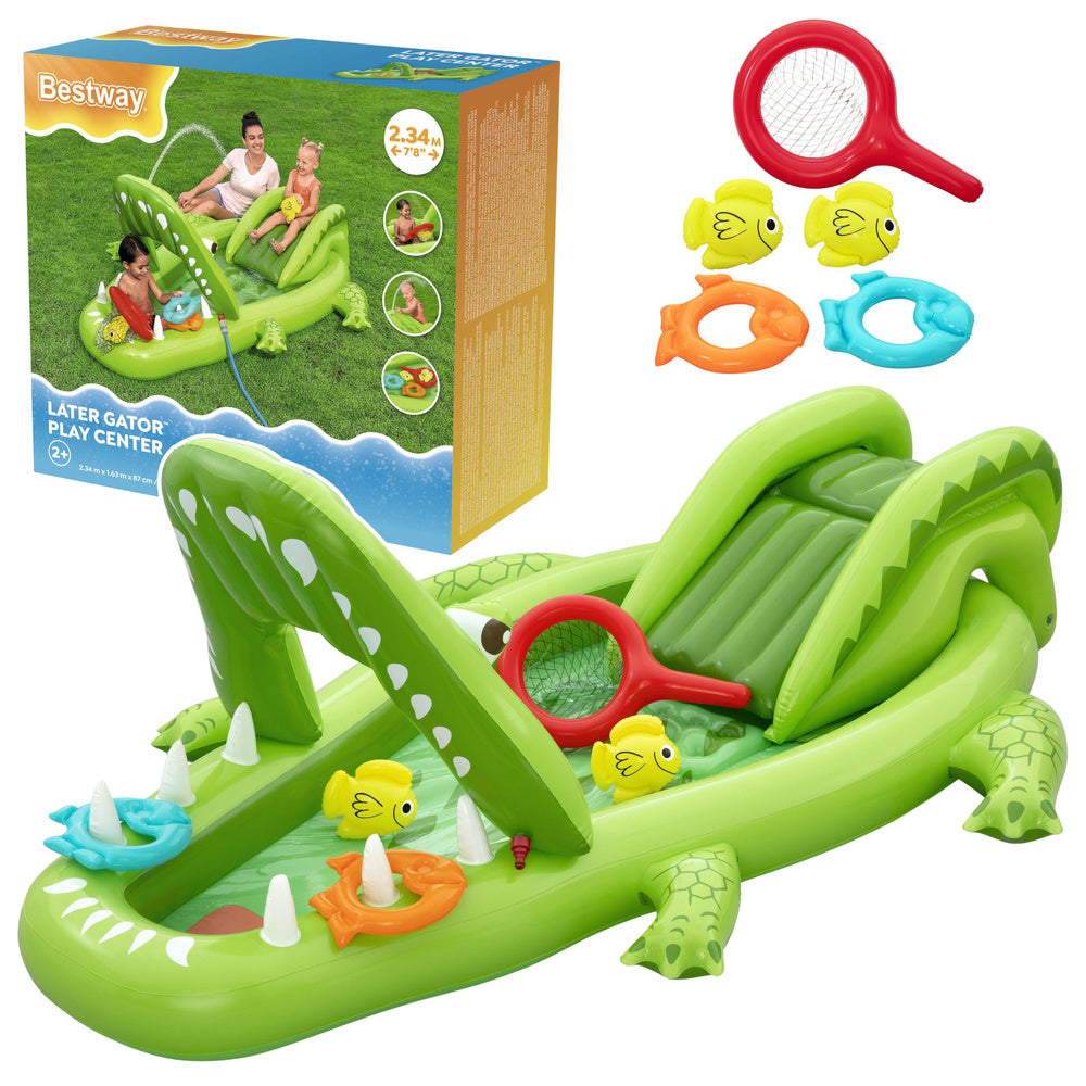 Water Playground with Slide Crocodile Accessories Bestway 53169