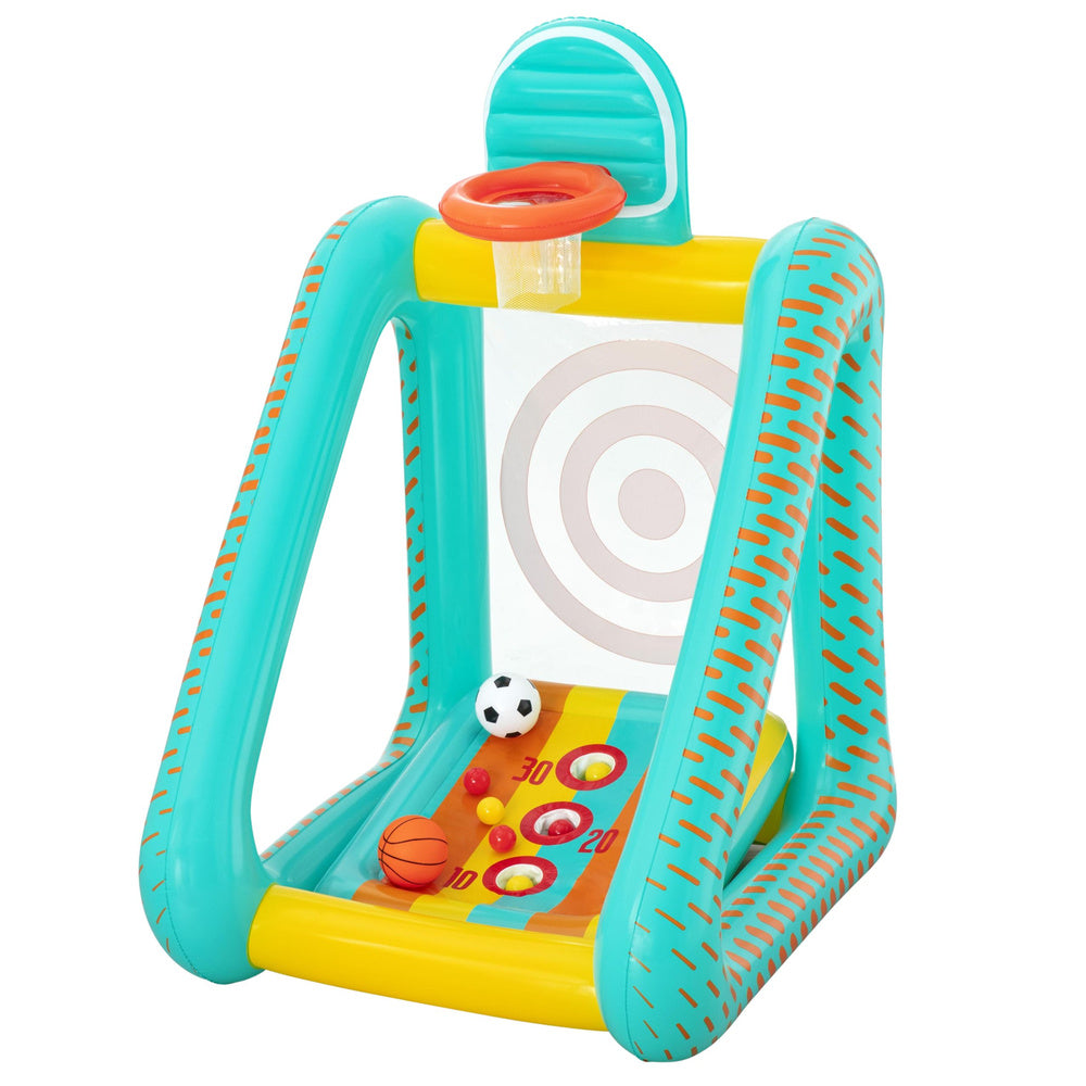 Inflatable Garden Game 3-in-1 Basketball Shooting Target Bestway 52813