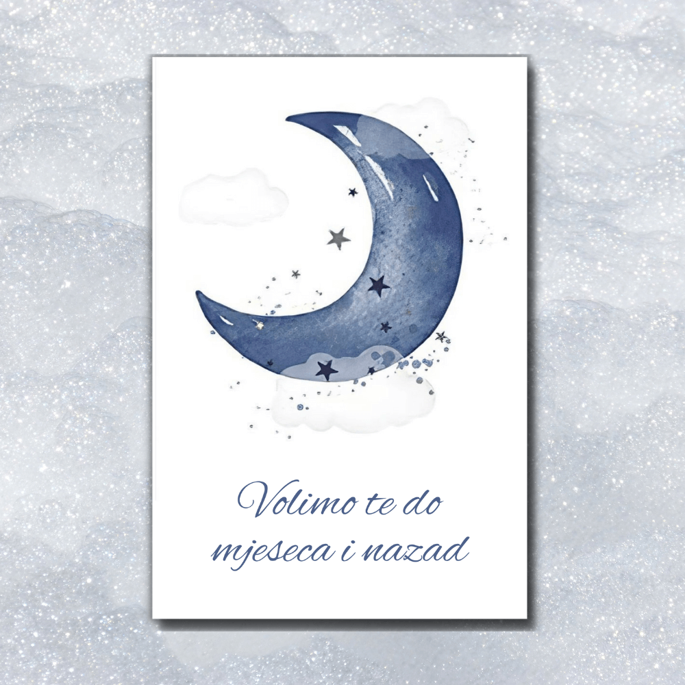 Sada 5 obrázků do dětského pokoje – Hvězdná inspirace pro malé snílky