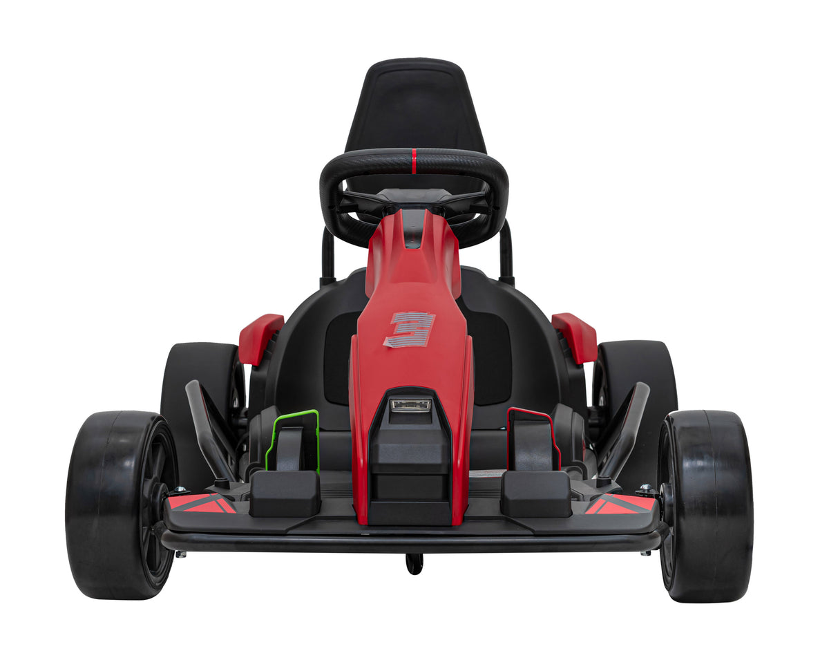 Go-kart na akumulator Fast 3 Drift - crveni