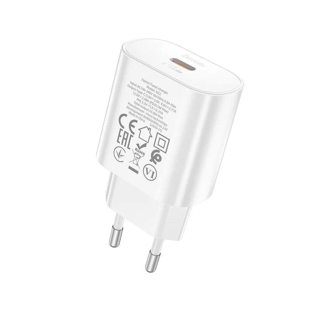 HOCO nabíječka Type C PD 25W Jetta N22 bílá