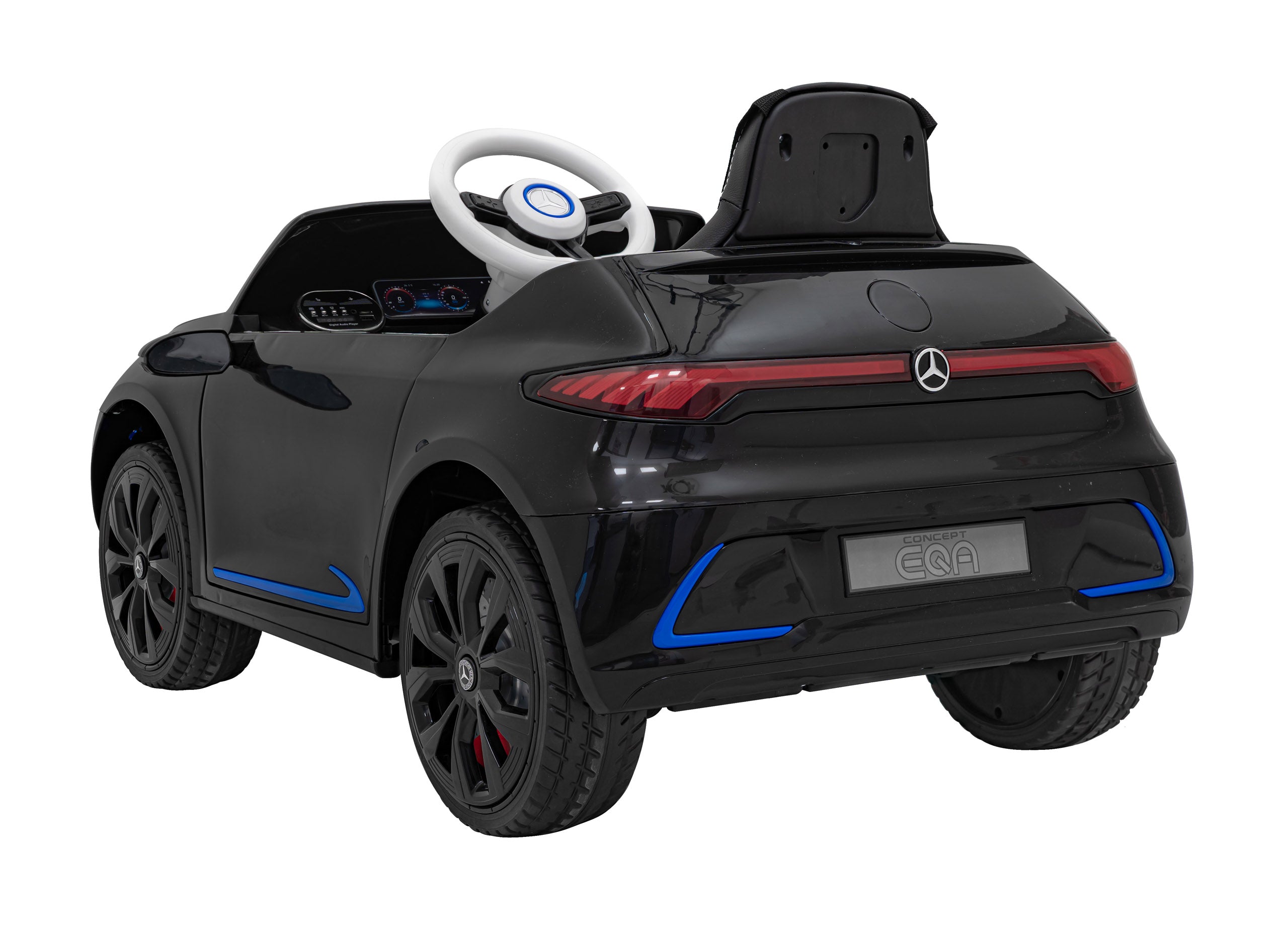 Licencirani auto na akumultor Mercedes Benz AMG EQA - crni