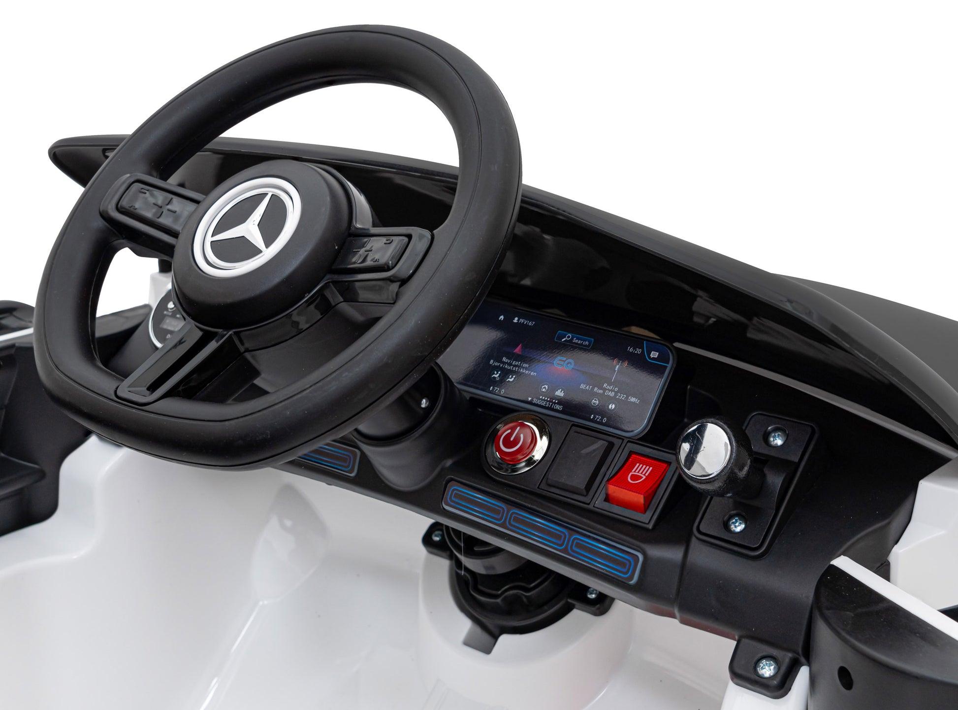 Licencirani auto na akumultor Mercedes Benz AMG EQA - bijeli