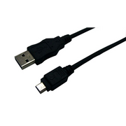 LogiLink USB 2.0 A/mini-A 3m USB kabel USB A Mini-USB A 0,48 Gbit/s Crno