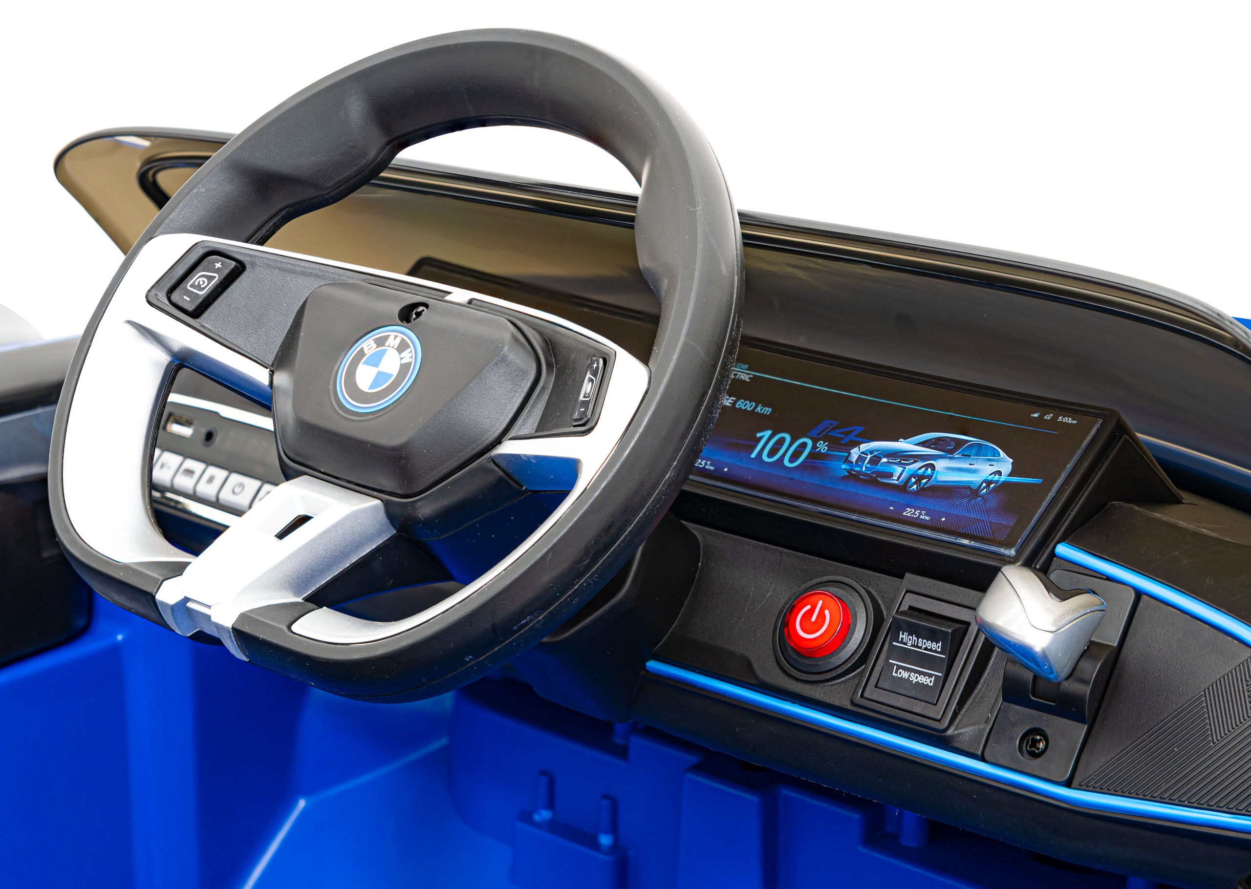 Licencirani auto na akumulator BMW I4 - plavi