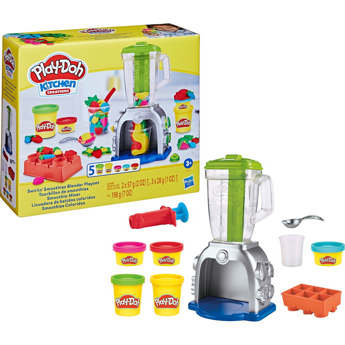 Play-Doh Kitchen Creations Swirlin' Smoothies Toy Blender Playset