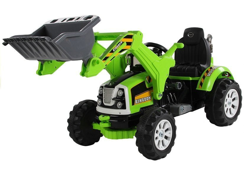 Bager na akumulator Excavator King - zeleni