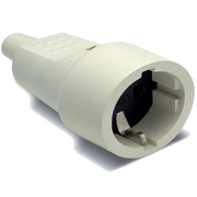Famatel Strujni utičnica Schuko, uzemljenje, 16A/250V, bijela - 2104-B