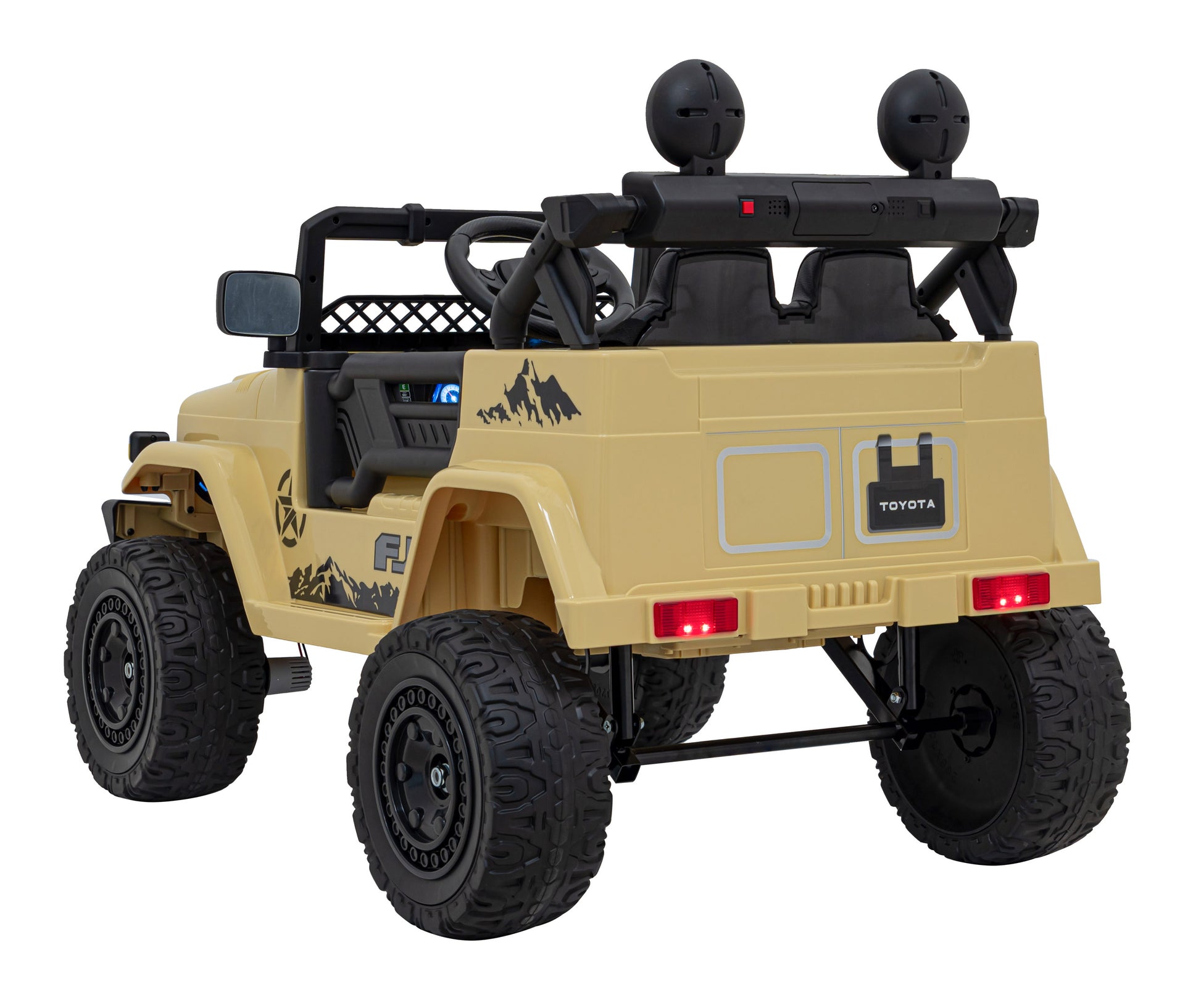 Licencirani auto na akumulator Toyota FJ Cruiser 4x4 - bež