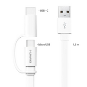 Huawei 4071417 USB kabel 1,5 m USB 2.0 USB A Bijelo