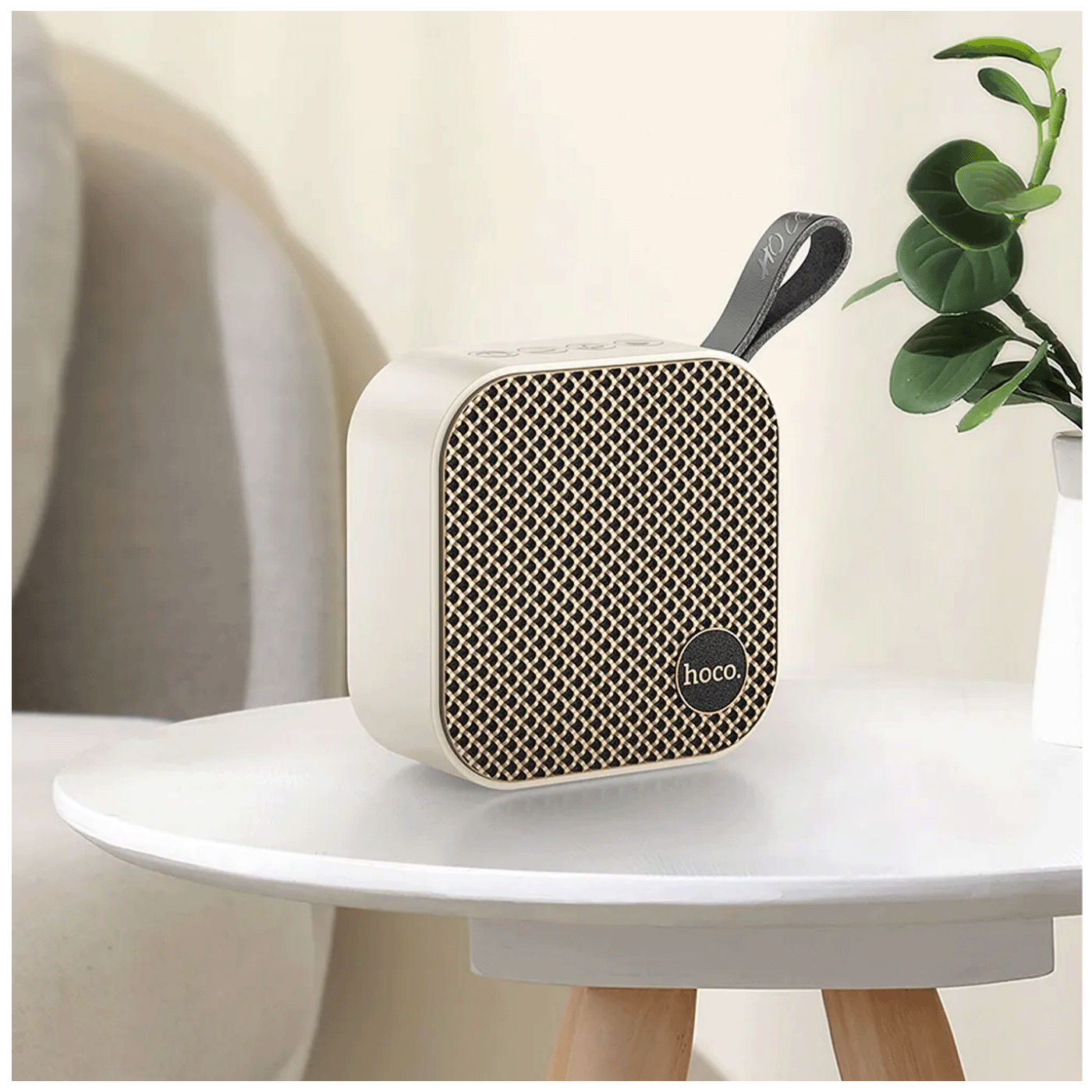 hoco. Bezdrátový reproduktor, Bluetooth, 1200 mAh, 5W - HC22, bílý