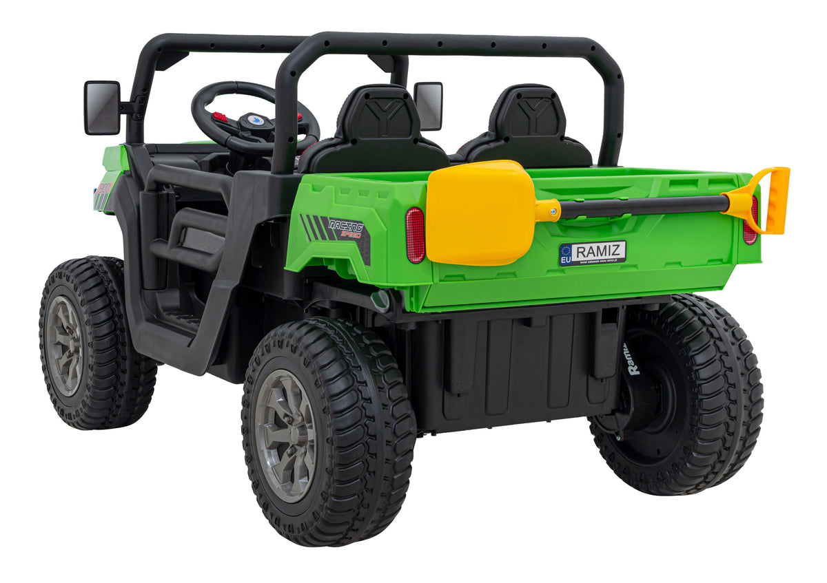 Auto na akumulator Pick-up Speed 900 4x4 - DVOSJED - zeleni