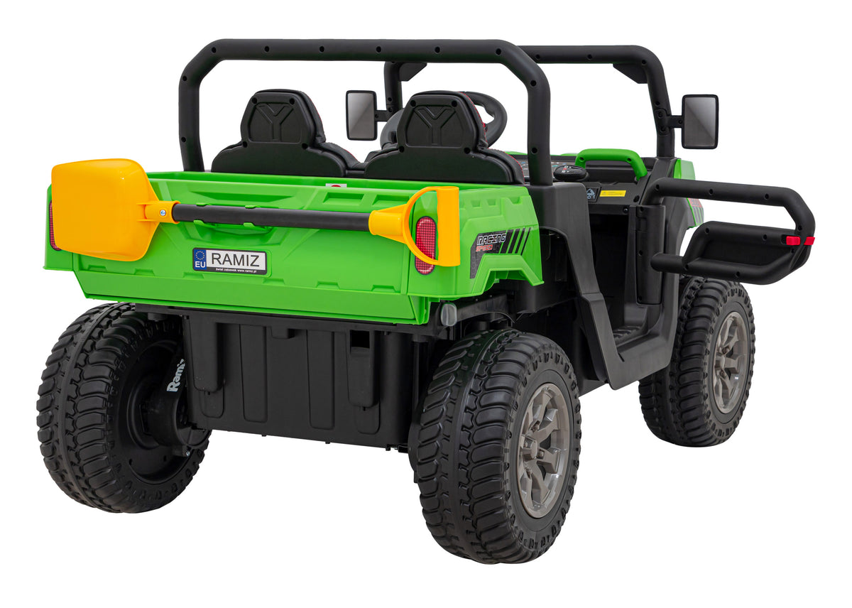 Auto na akumulator Pick-up Speed 900 4x4 - DVOSJED - zeleni