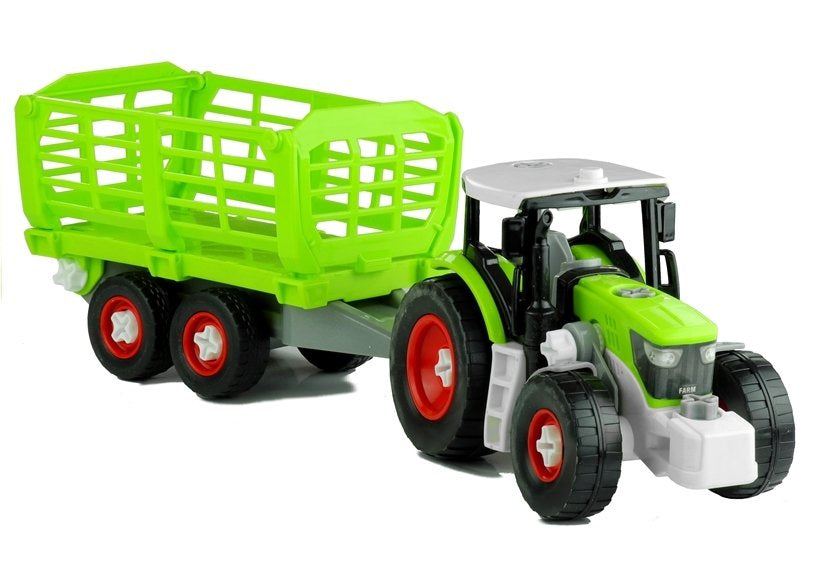 Traktor za sastavljanje s otvorenom prikolicom 43 cm