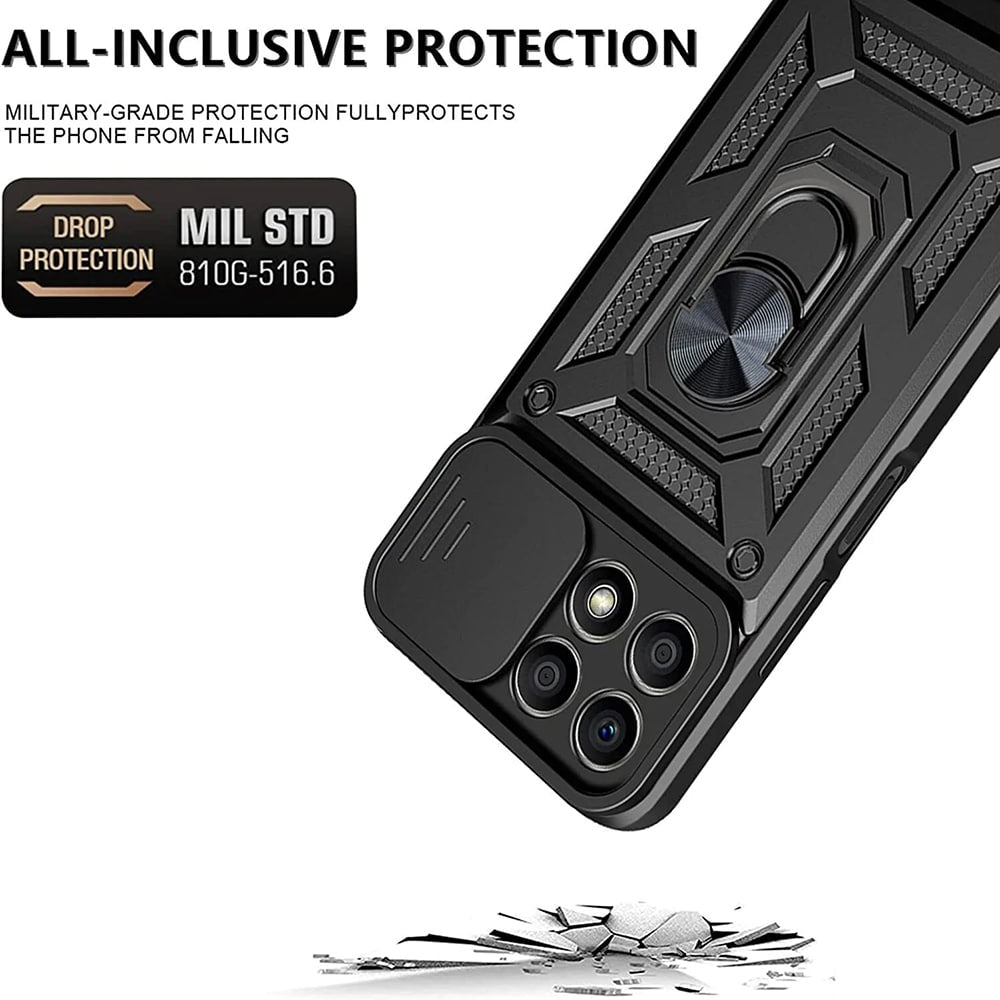 Techsuit – serija CamShield zaštitna maskica za Honor X8 a – crna
