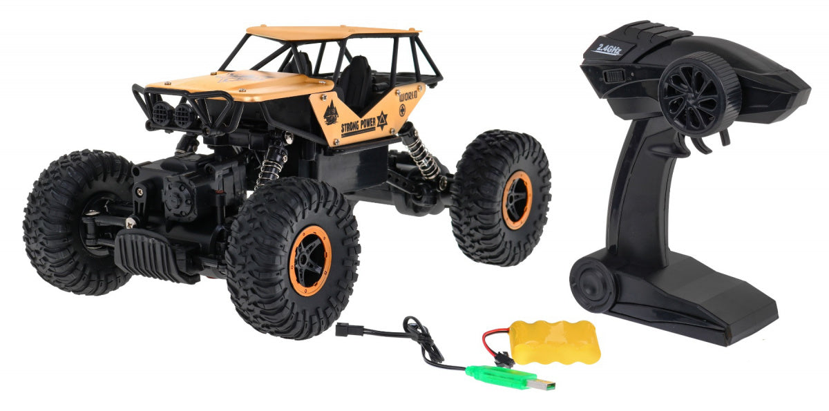Buggy na daljinsko upravljanje MONSTER 1:18 - zlatni