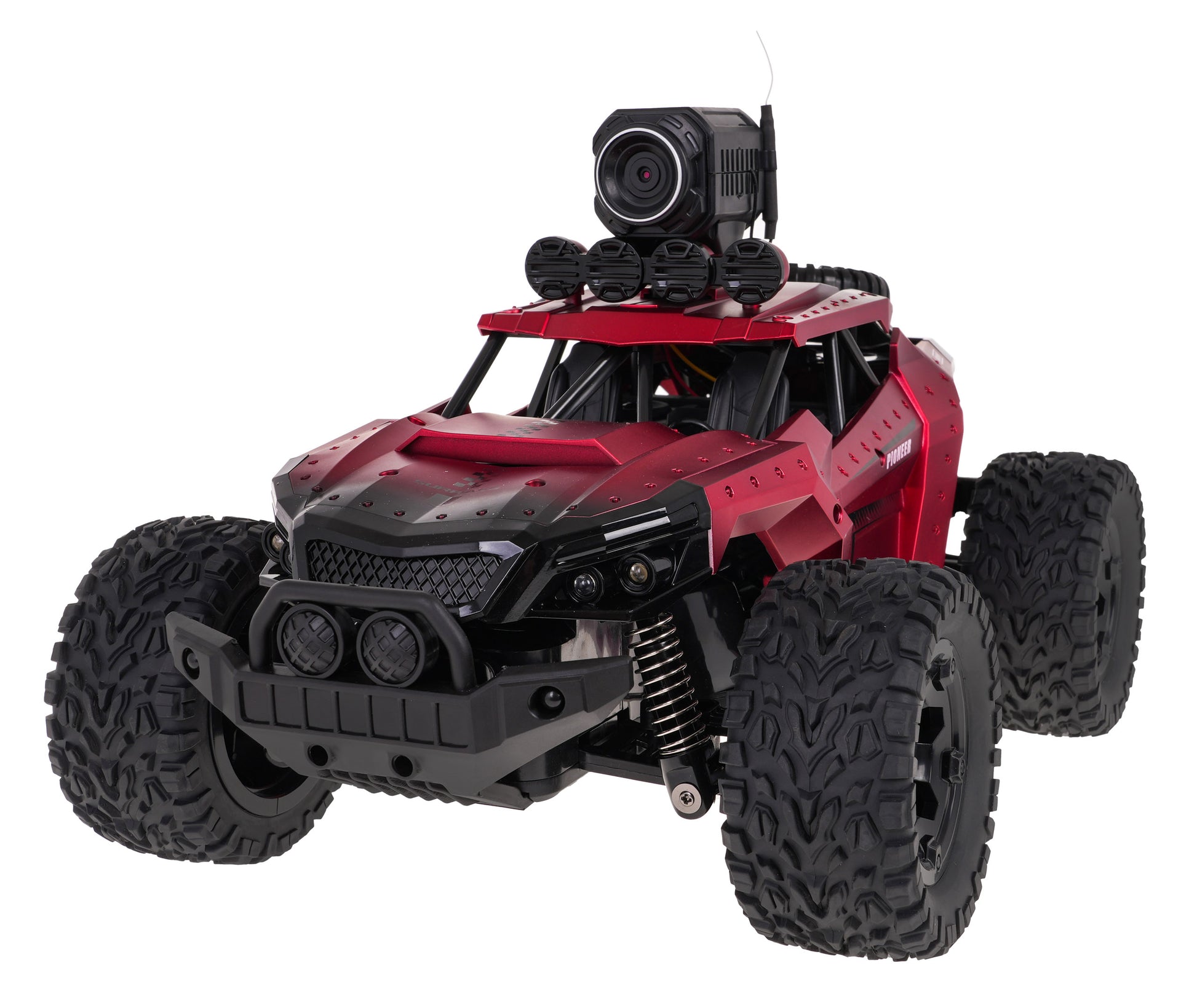 Buggy na daljinsko upravljanjeMEGA Crawler PIONEER sa kamerom - crvena