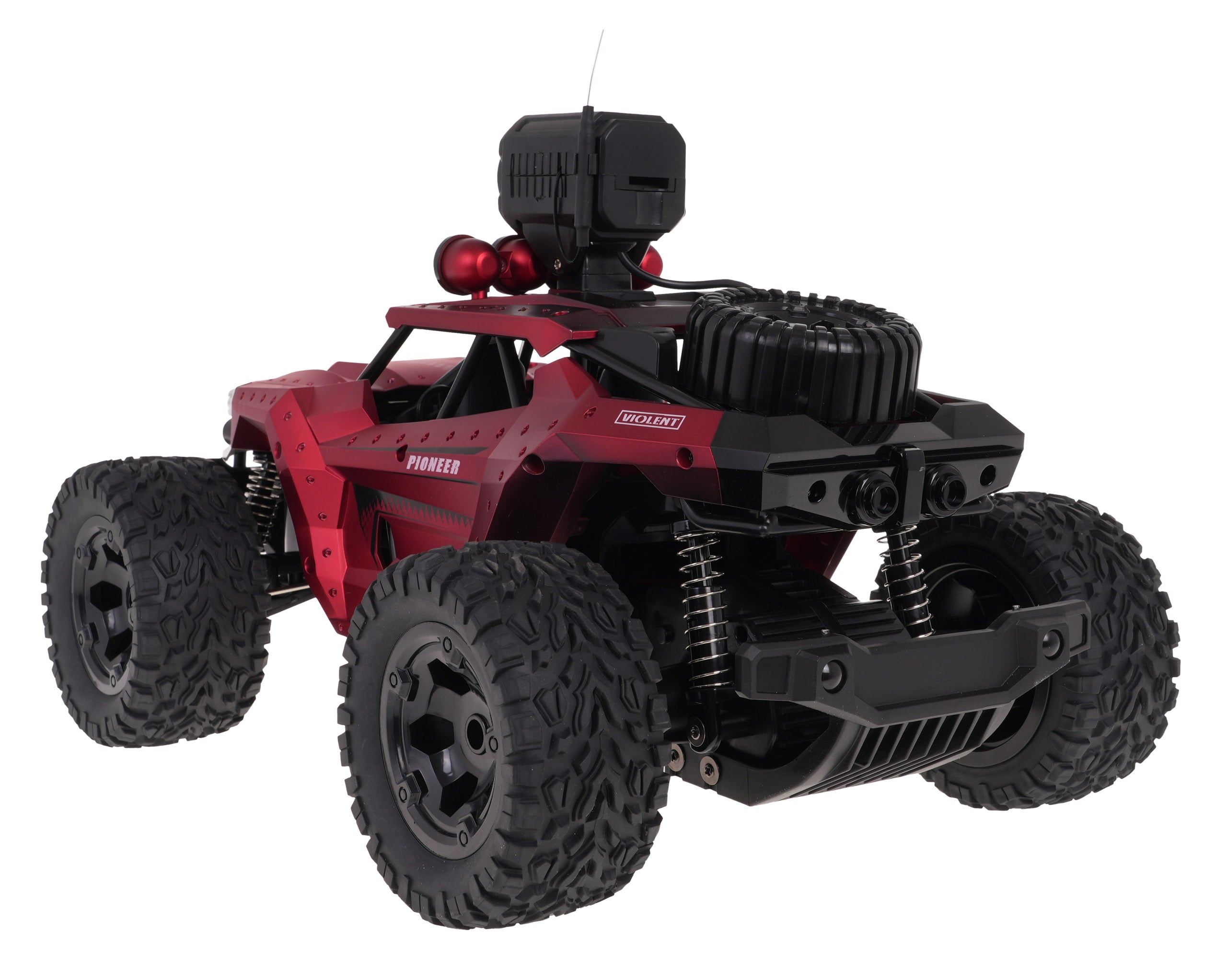 Buggy na daljinsko upravljanjeMEGA Crawler PIONEER sa kamerom - crvena