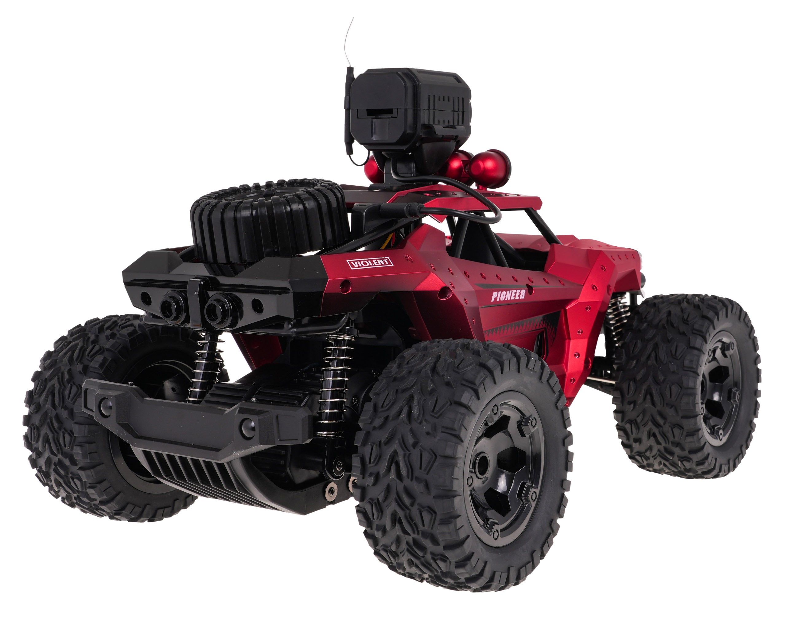 Buggy na daljinsko upravljanjeMEGA Crawler PIONEER sa kamerom - crvena