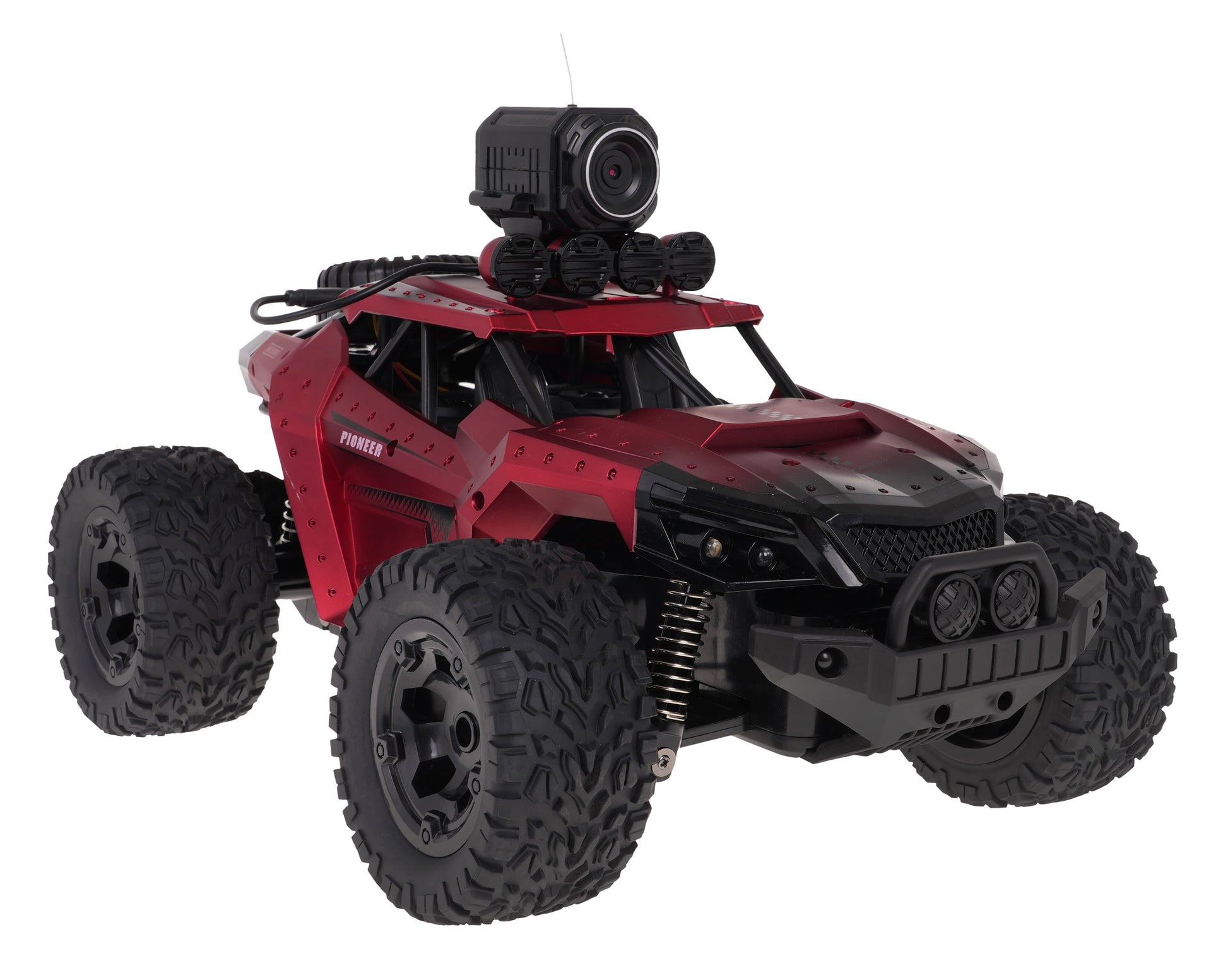 Buggy na daljinsko upravljanjeMEGA Crawler PIONEER sa kamerom - crvena