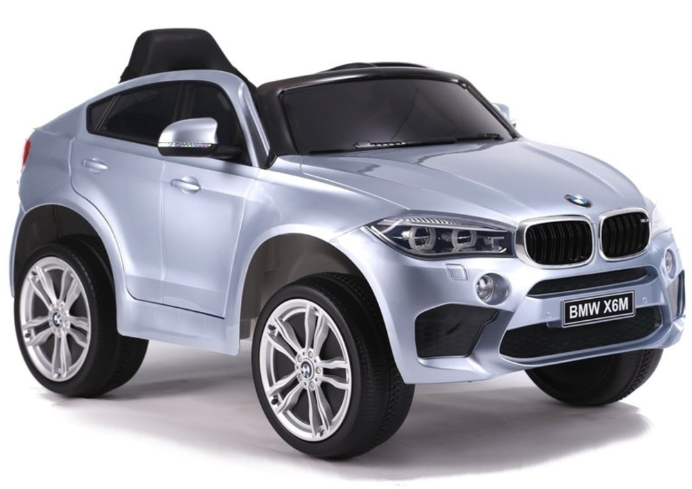 Licencirani auto na akumulator BMW X6 - sivi/lakirani