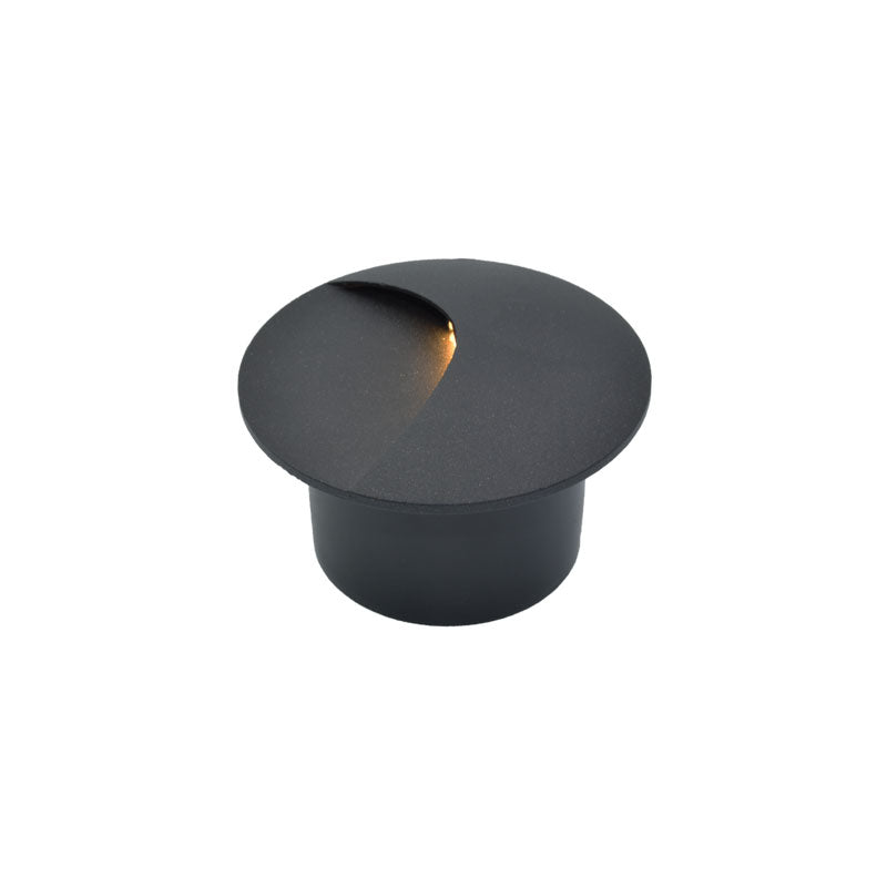 LED ugradna zidna svjetiljka Green Tech 3W, 3000K IP44, crna