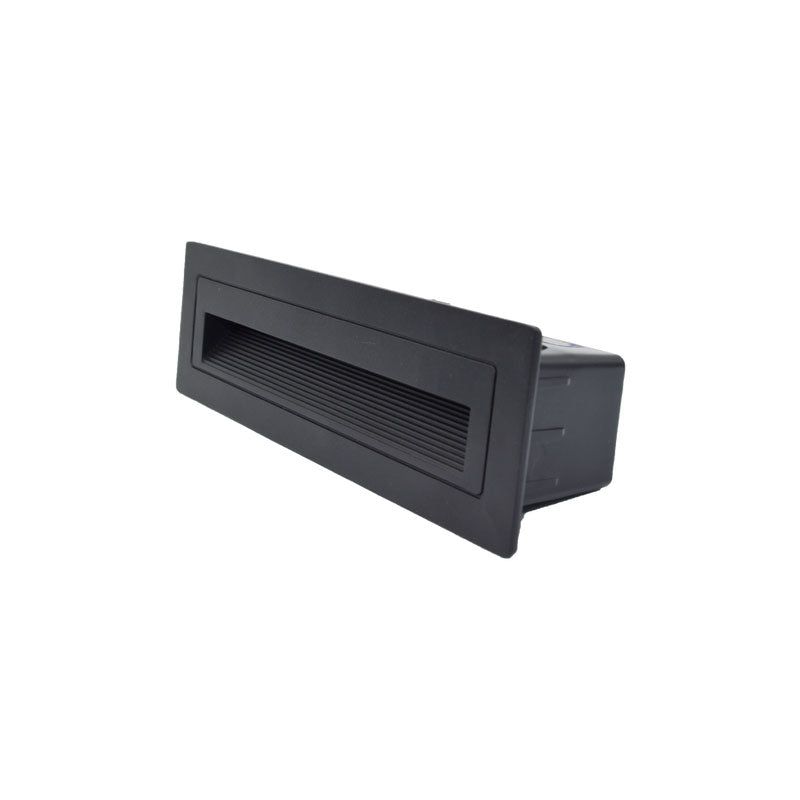 LED ugradna zidna svjetiljka Green Tech 5W, 3000K IP44, crna