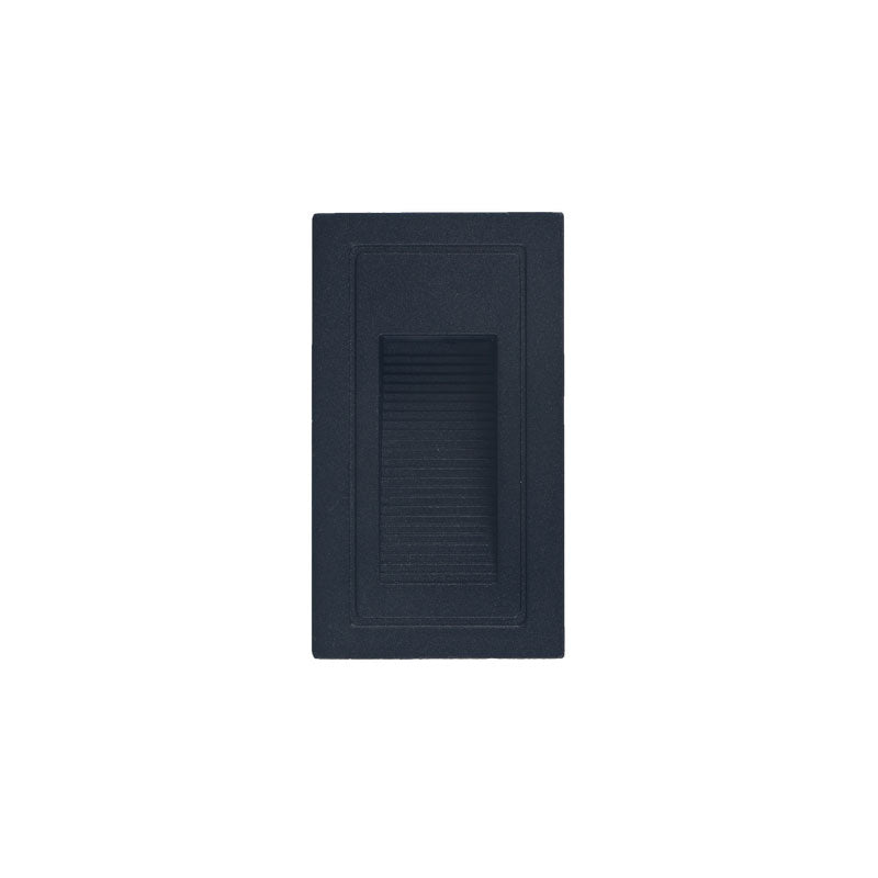 LED ugradna zidna svjetiljka Green Tech 3W, 3000K IP44, crna