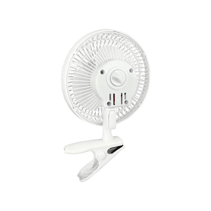 Ventilator s kopčom Green Tech 17W, 6", bijela boja