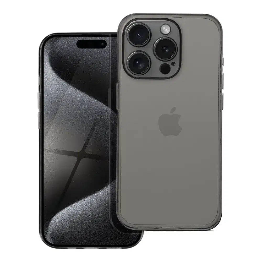 1.5mm BOX PREMIUM kryt na iPhone 13 Pro černý průhledný