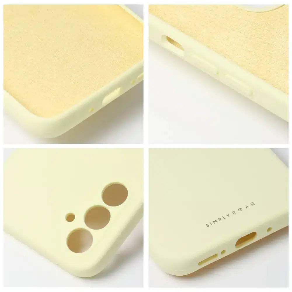Maska Roar Cloud-Skin pro SAMSUNG GALAXY A35 5G světle žlutá